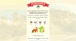 Desktop Screenshot of campings-vaucluse.com